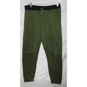 TAPOUT / WWE Men's L Green Drawstring Jogger Pants Polyester 33 (inseam 29)